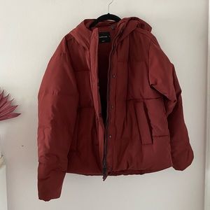 Everlane ReNew Short Puffer in Brick